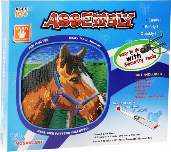 Gran mosaico de caballo