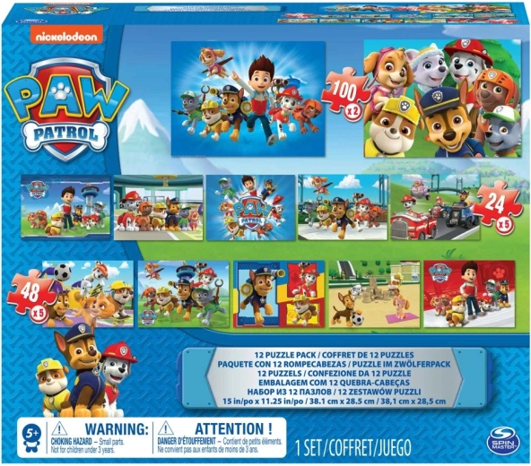 Paw Patrol: rompecabezas grandes - 12 unidades