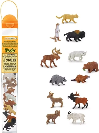 Safari Ltd. TOOBS tubo Animales de Norteamérica