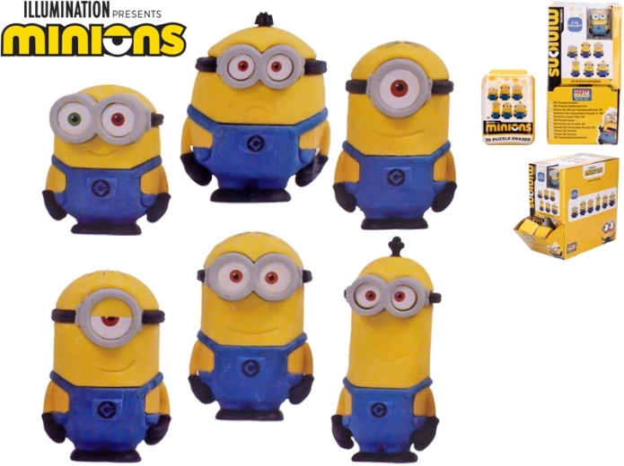 Goma de borrar de Minions – set de figuras coleccionables, 30 uds