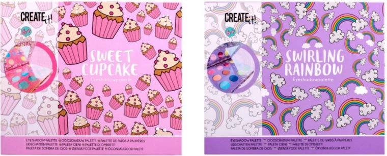 Create It! paleta de sombras de ojos en tonos pastel, 12 colores