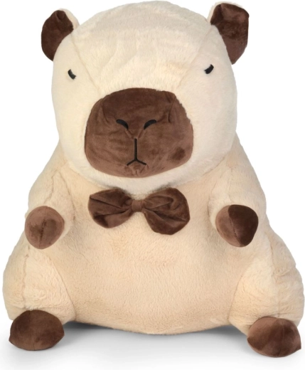 Capibara de peluche Daffi con lazo marrón de 66 cm
