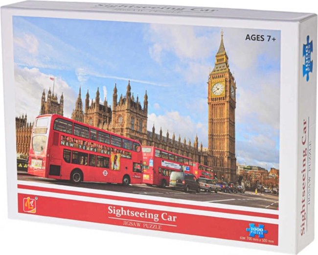 Puzle Londres doubledeckers 1000 piezas 70 × 50 cm