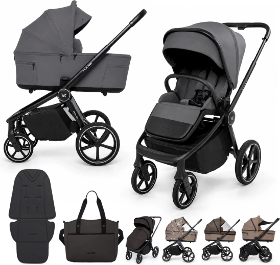 Cochecito combinado 2 en 1 Muuvo Fold Iron Graphite