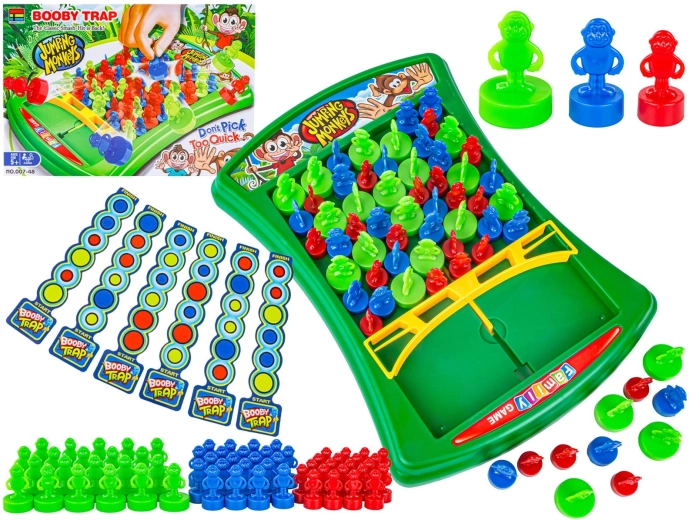 Juego de destreza Booby Trap – monitos saltarines