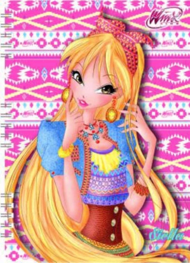 Cuaderno A5 WinX Club 120 páginas con encuadernación de espiral - 1 unidad