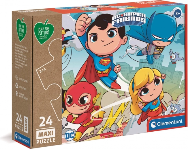 Puzzle Clementoni DC Super Friends MAXI 24 piezas