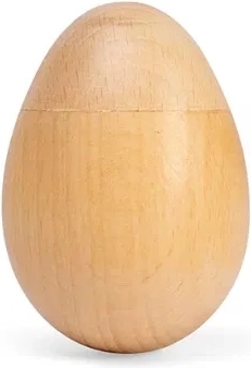 Bigjigs Toys huevo musical de madera – natural