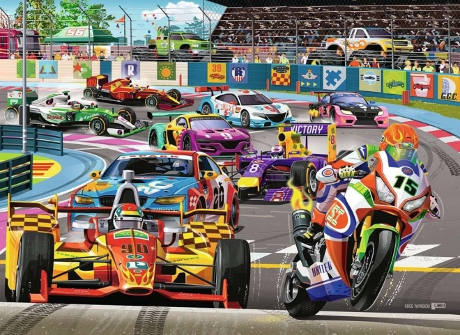 Puzzle Ravensburger rally de carreras, 60 piezas