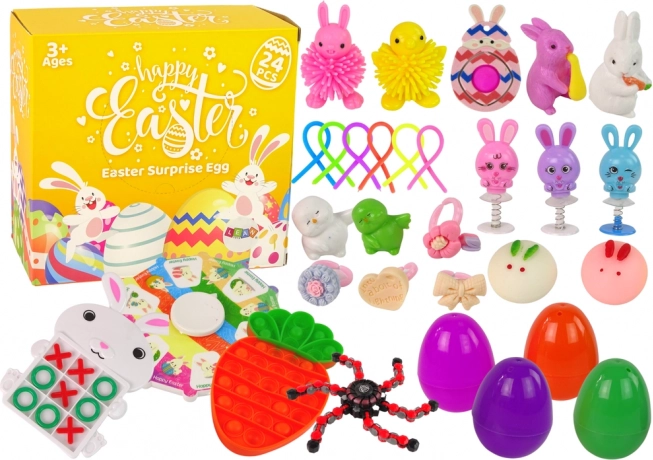 Set de Pascua de juguetes fidget antiestrés 24 uds