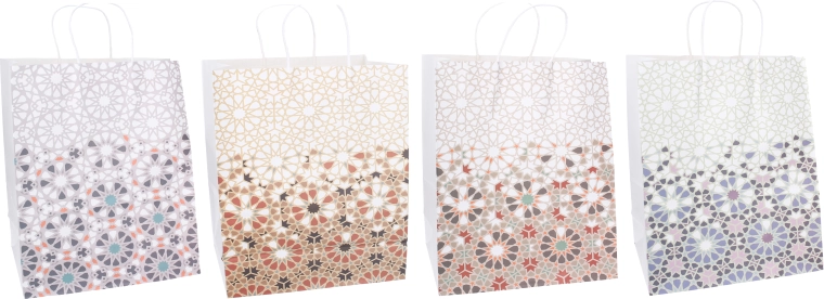 Bolsa de regalo XS con diseño de mosaico - 1 unidad