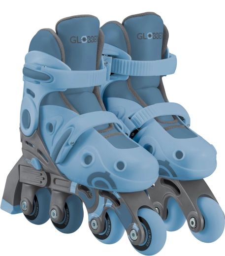 Patines en línea infantiles Learning Skates 2en1 azules talla 26–29