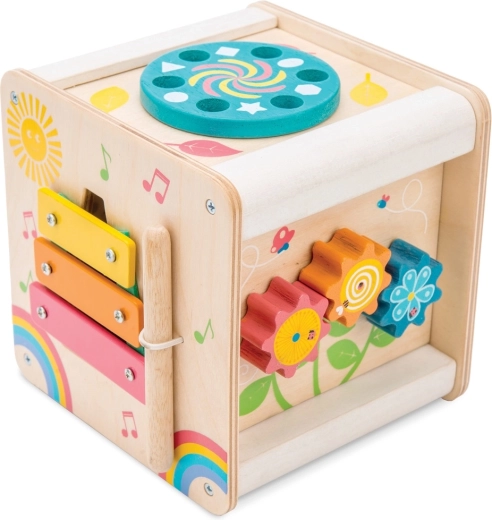 Cubo sensorial educativo de madera Le Toy Van
