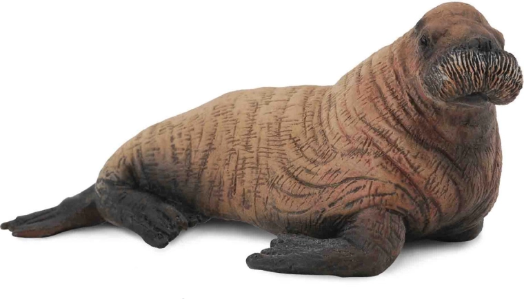 Figura de plástico de cría de morsa Collecta