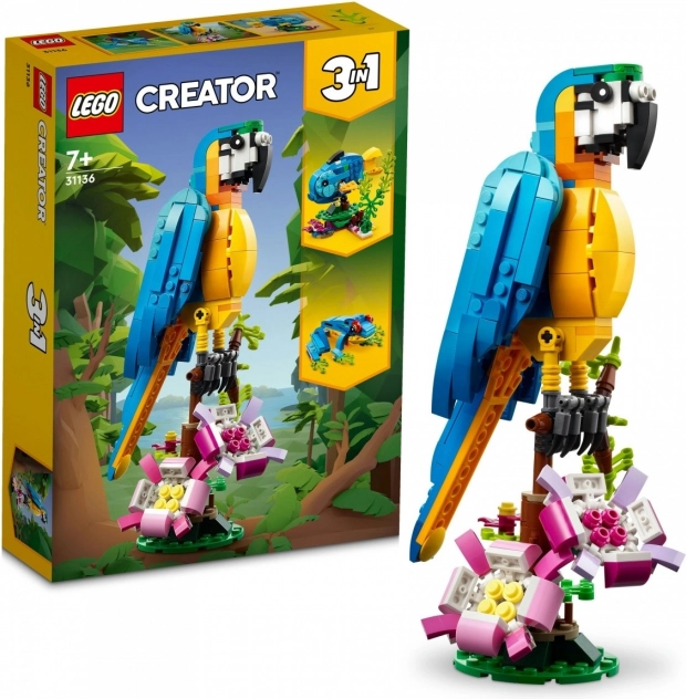 LEGO Creator 3 en 1 31136 Loro exótico