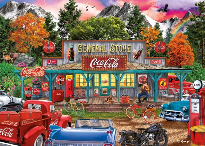 Puzzle tienda con COCA-COLA 1000 piezas SCHMIDT