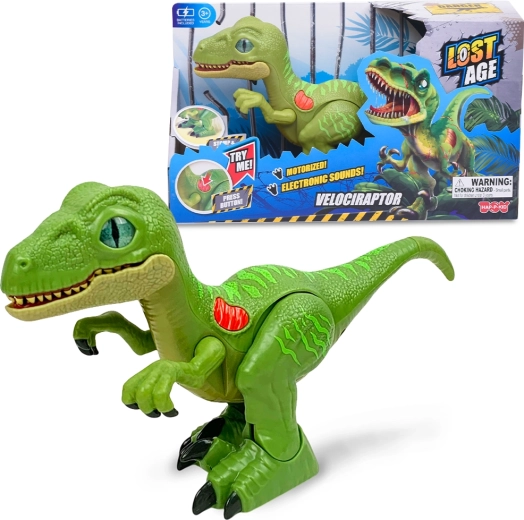 Dinosaurio raptor caminante 26 cm