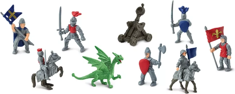 Safari Ltd. caballeros y dragones – set de figuras