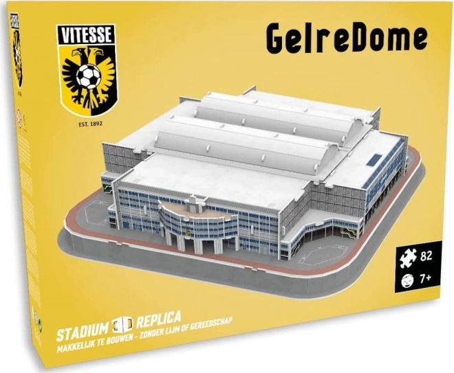 Puzle 3D del estadio GelreDome FC Vitesse, 82 piezas