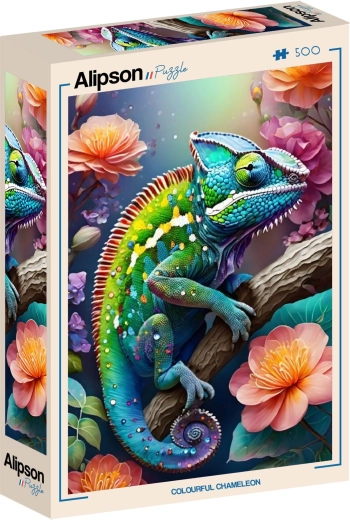 Puzzle Alipson Camaleón colorido 500 piezas