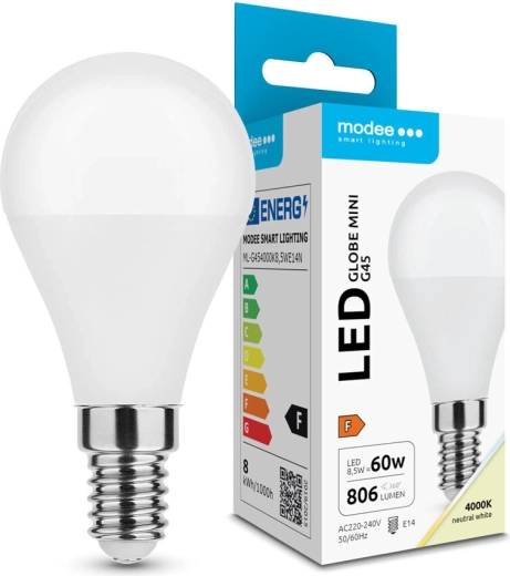 Bombilla LED Modee Globe Mini G45 8,5 W E14 806 lm blanco neutro