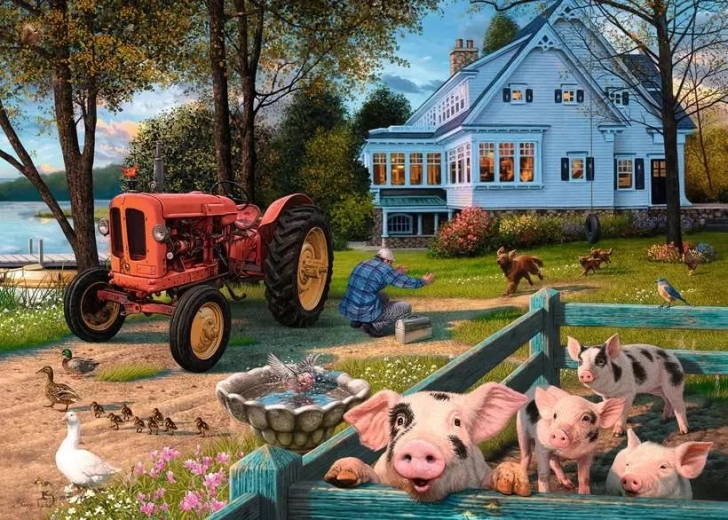 Puzzle Ravensburger Vida en el campo XXL 300 piezas