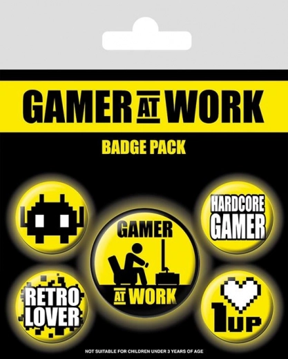 Set de chapas Game at Work