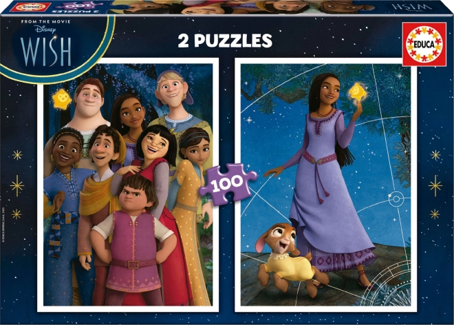 Educa puzzle Deseos 2×100 piezas