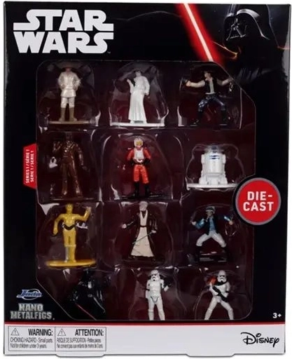 Jada Star Wars set de figuras metálicas de 4 cm (12 uds.)
