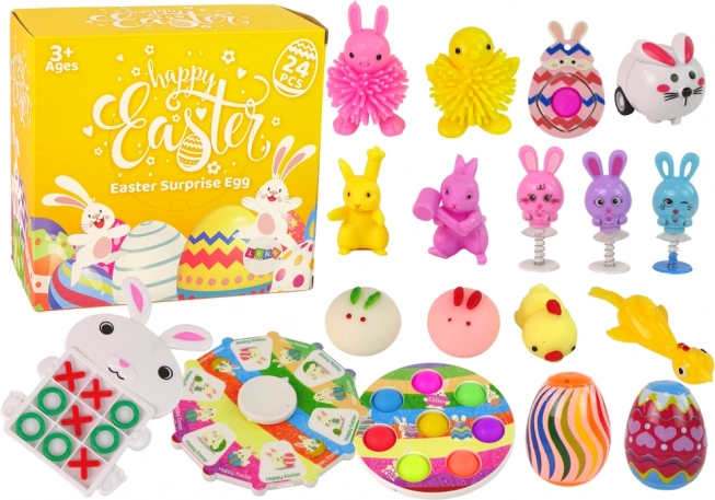 Juego de Pascua de juguetes fidget antiestrés, 18 uds