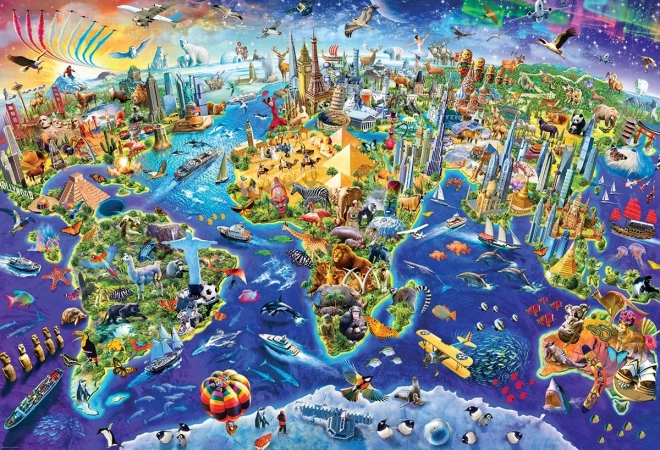 Puzzle Mundo loco 2000 piezas EUROGRAPHICS