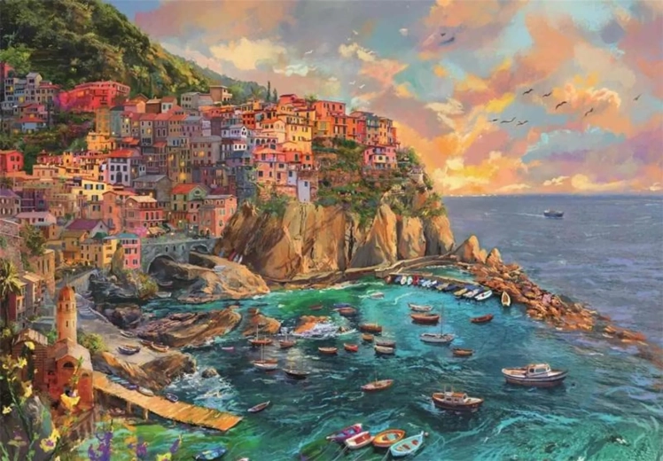 Puzzle Clementoni Manarola pintada 2000 piezas