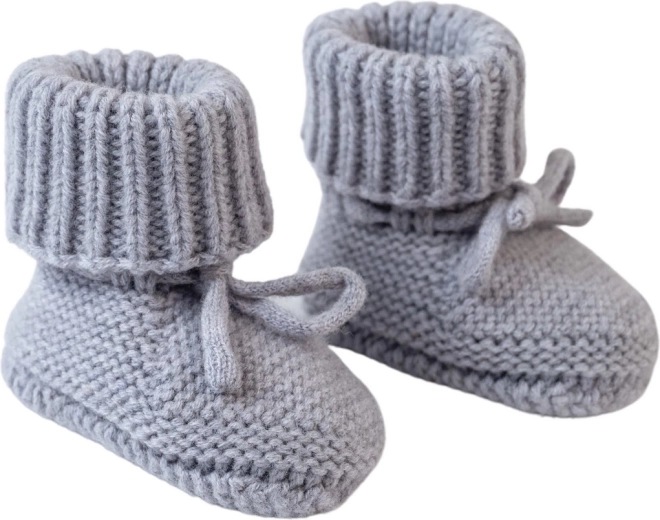 Patucos de merino Lodger Drizzle 0–6 meses