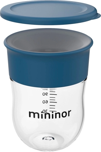 Vaso de entrenamiento Mininor 220 ml blue whale - 1 unidad