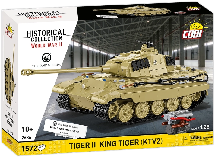 Cobi Tiger II King Tiger (KTV2) maqueta de construcción a escala 1:28