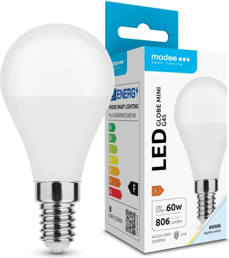 Bombilla LED Modee Globe Mini G45 8,5 W E14 806 lm blanco frío