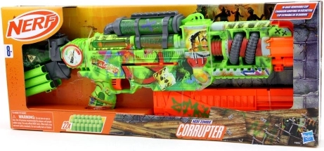 Nerf Zombie Corrupter – bláster de dardos con cargador