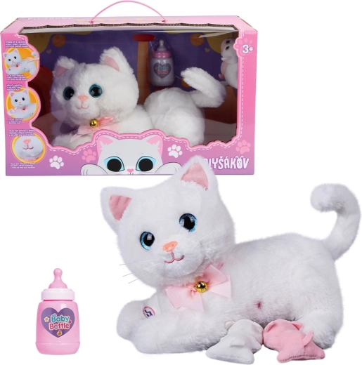 Gatita interactiva de peluche Micka
