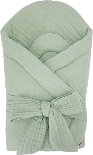 Arrullo de muselina EKO sin refuerzo Mint 75 × 75 cm