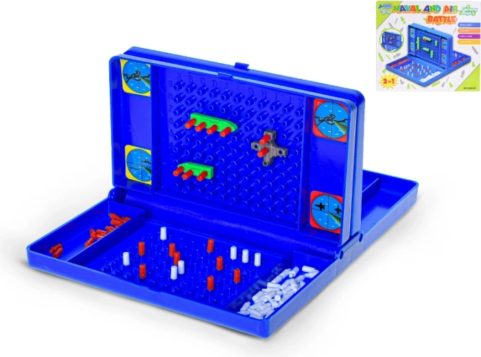 Juego de barcos y aviones 2 en 1 en caja 19 × 25 cm
