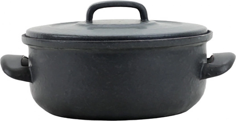 Cazo esmaltado con tapa 16 cm, 1,25 l