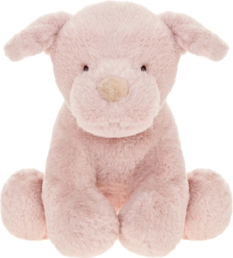 Perrito de peluche Renee rosa