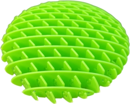 Juguete fidget antiestrés elástico sensomotor verde 10 cm