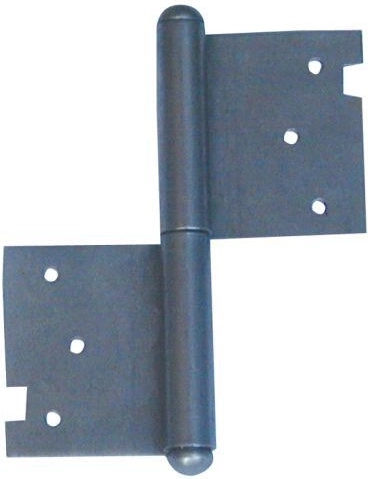Bisagra de puerta 120 mm derecha galvanizada (10 uds)