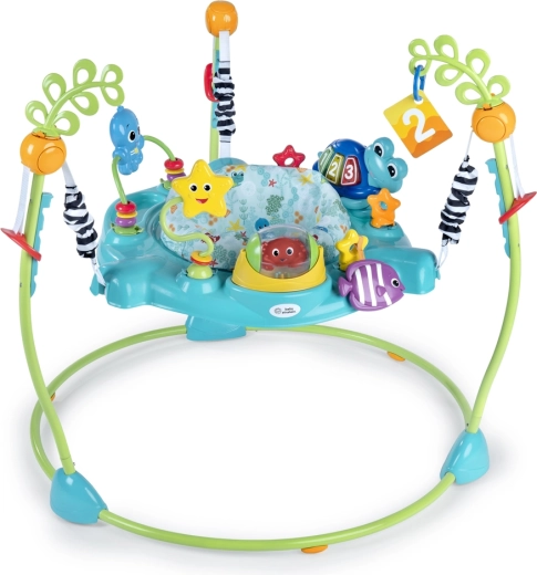 Saltador y centro de actividades 2 en 1 Curiosity Cove de BABY EINSTEIN, 6–12 meses
