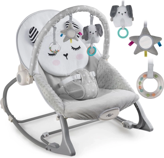 Hamaca con vibración Nukido – gris