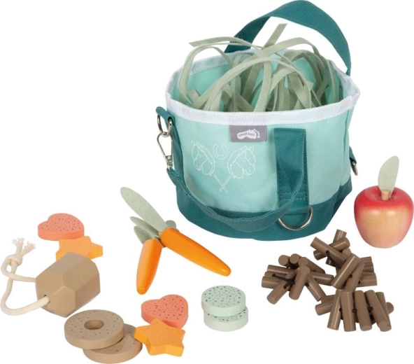 Set para alimentar caballos con pienso y golosinas