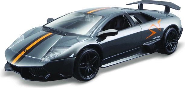 Bburago Hobby – Lamborghini Murciélago LP 670-4 SV, gris metalizado 1:32