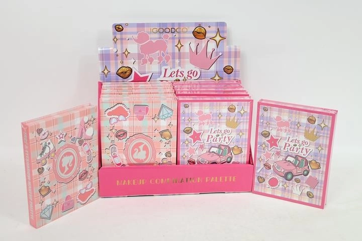 Set de cosmética infantil con paleta y espejo