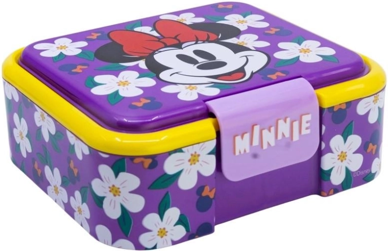 Caja de merienda Disney Minnie con 3 compartimentos